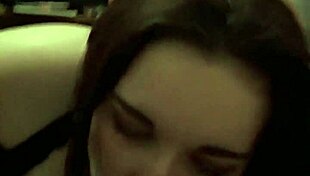 that big-titted babe gags on my huge cock then takes a cum facial