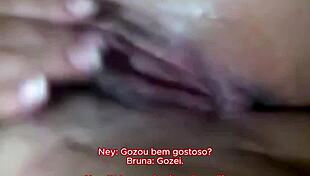 Brazilian Bruna Silva Hotwife Assfucks And Insults Her Cuckold Husband.