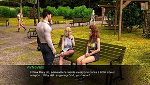 Nursing back to pleasure 37 out for a walk with two hot teen 18+s