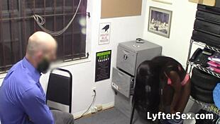 Ebony teen caught shoplifting, forced to have sex with security officer