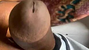 In the dorm, a beautiful roommate enjoys solo playtime.