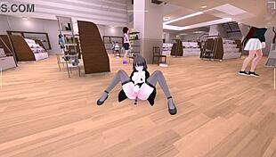 バレないように裸コートで露出するセレカさん