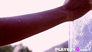 Cute Russian Milf Model Katya Clover Poses Outdoor And Exposes Her Amazing Body