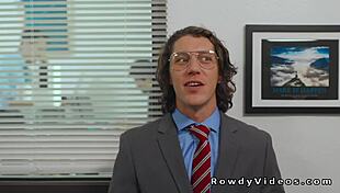 gay coworkers sucking and fucking in the office