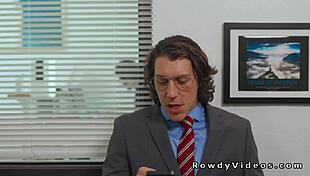 gay coworkers sucking and fucking in the office