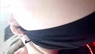 Femdom Mistress Humiliates Sub With Sexting And Cum Eating Instructions