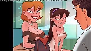 In this naughty home animation, Anna experiences her best taboo moments in hentai style.