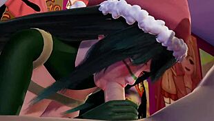 Tsuyu asuis new years eve cosplay l 3d hentai uncensored boku no hero academia