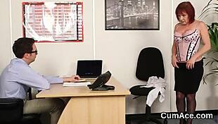 sexy babe swallows massive cum load in bukkake facial