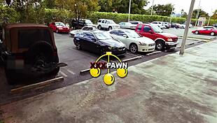 Fine Honey Shows Off Ass and Twat in Reality Show