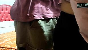 Latina street vendor trades sex for cash in hotel, riding and doggystyle