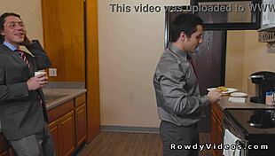 gay coworkers sucking and fucking in the office