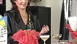 Brunette mature bartender gets anal fucked by customer. 'Want a facial cumshot after blowjob?'