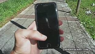 Hot Latina Chick From The Street Sucks Cock