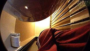 in the toilet, the curvy teen 18+ shows her ass and pussy on cam