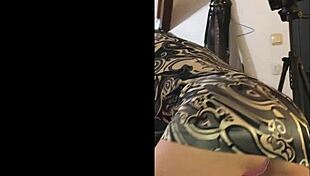 French Amateur Slut in Satin Panties Gets Bent Over for Deepthroat and Ass to Mouth Action