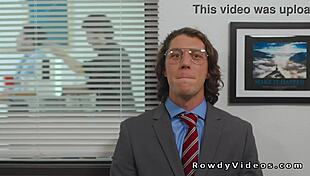 gay coworkers sucking and fucking in the office