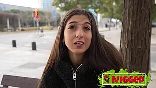 Shy Spanish Petite Vanesa Merino Enjoys Rough Interracial Doggystyle Session