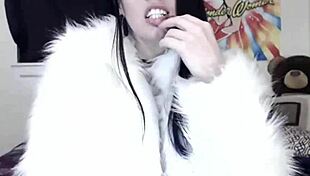 Hey slut, ready to worship my furry goddess body in this coat?