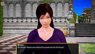 Exploring my new family in an anime game.