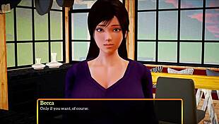 Exploring my new family in an anime game.