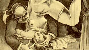 vintage erotic drawings of hentai cartoon interracial scenes