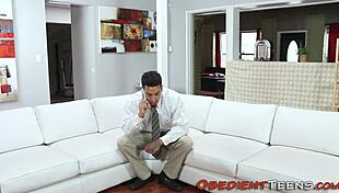 intense ethnic teen deepthroat domination