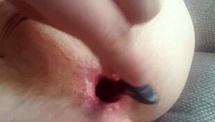 Gay guy enjoys intense anal sex in casual setting