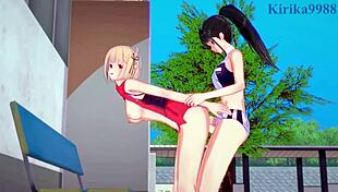 चिसाटो निशिकीगी और टाकिना इनोउए लाइकोरिस रिकॉइल हentai में फ्यूतानारी एक्सप्लोर