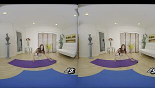 hot yoga girl rides your dick in vr.