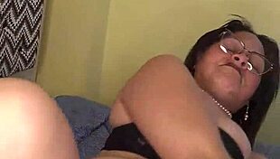 Stepmom strips wildly during hot phone call with dad outdoors!