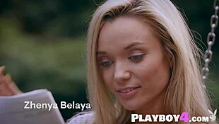 isn't zhenya belaya looking hot posing naked after striptease?