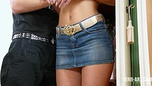 Hairy teen tries anal with stepbrother 😈