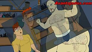 Casual story of gay students engaging in dirty sex at college