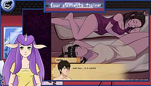 training the four elements in avatar game part 32