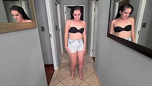 Getting a piss facial after i take off my clothes