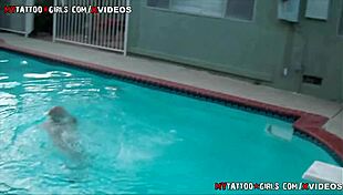 i'm chilling by the pool with blackwidow xxx