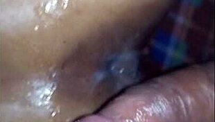 milf gives a handjob to the little guy in this steamy scene