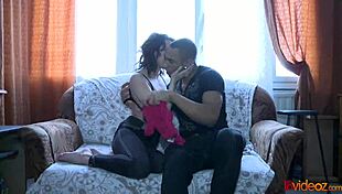 First time for Anna with ebony guy in teen 18+ action