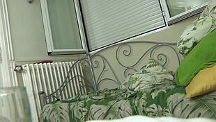 Alternative babe gets cum shower and dude asks for video