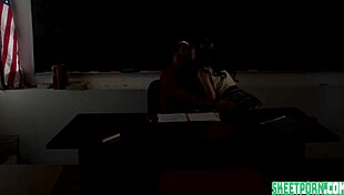 wild student lulu chu gets involved with teacher in doggystyle and blowjob.