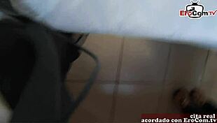 i fucked that spanish teen with big natural tits at home