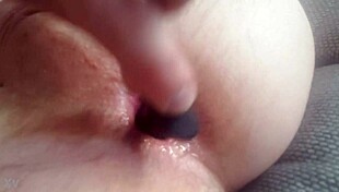 Gay guy enjoys intense anal sex in casual setting