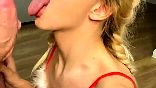 Fun asian babes in costumes and pigtails