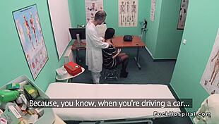 raven haired hottie bangs her doctor in a hidden group fuck 😏