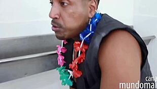 i feel so overwhelmed by these three black guys dominating me in the bathroom with their huge cocks