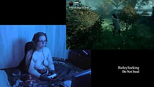 feeling the naked thrill of lesbian playthrough with big natural tits in alan wake part 7