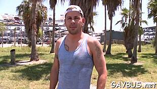 He Says, 'Watch This Hunk Sucking Cock to Intense Orgasm'