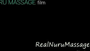 Hot latina masseuse gives relaxing nuru massage