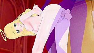 pino and poporon getting wild with intense creampie sex in this hentai dropkick scene 😈💦